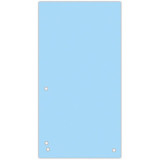 Papírové rozlišovače Donau - 1/3 A4, 235 x 105 mm, 100 ks, modré
