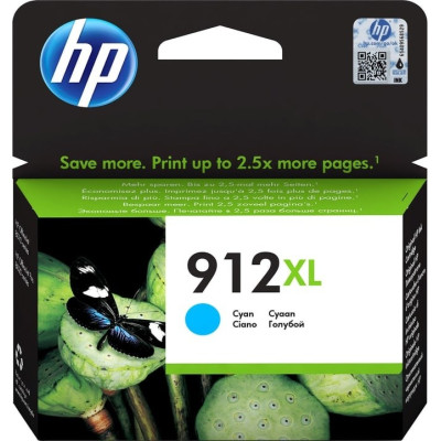 Originální inkoust HP 3YL81AE (912XL), azurový, 700 stran (8,5 ml)