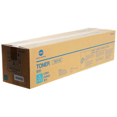 Originální toner Konica Minolta TN-711C (A3VU450), azurový, 31500 stran
