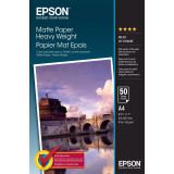 Epson Matte Paper Heavyweight, C13S041256, foto papír, matný, silný typ bílý, A4, 167 g/m2, 50 ks