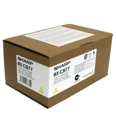 Originální toner Sharp MX-C36TY (MXC36TY), žlutý, 11700 stran