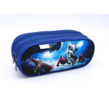 Etue Concorde Lední hokej, 2 zipy, modrý