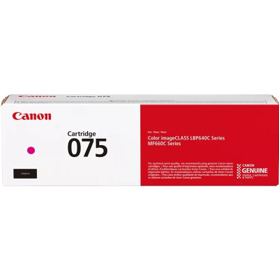 Originální toner Canon 075M (6363C002), purpurový, 1300 stran