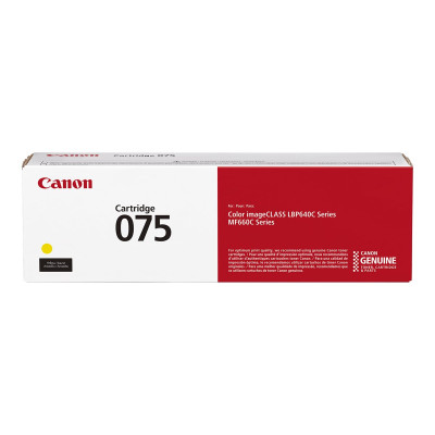 Originální toner Canon 075Y (6362C002), žlutý, 1300 stran
