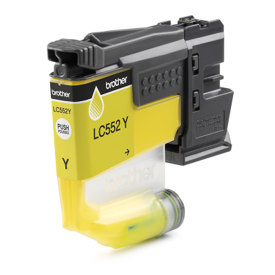 Originální inkoust Brother LC-552Y, žlutý, 550 stran