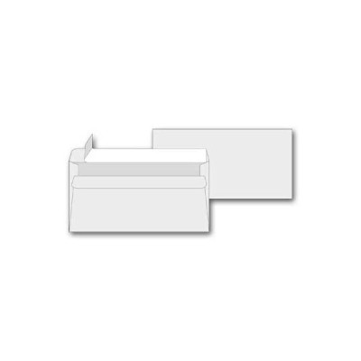 Obálky DL - samolepicí s krycí páskou, 1000 ks