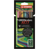 Pastelky STABILO GREENcolors - pouzdro 
