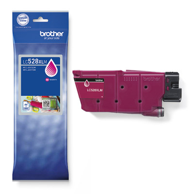 Originální inkoust Brother LC-528XLM, purpurový, 10000 stran