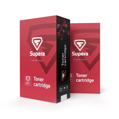 SUPERA® toner kompatibilní s HP CE410XD (305X), černý, 2 × 4000 stran, 2-pack
