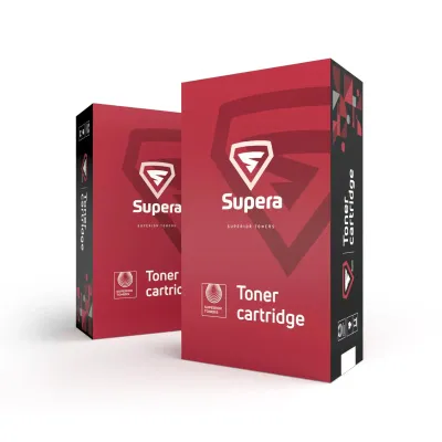 SUPERA® toner kompatibilní s HP CB540AD (125A), černý, 2 × 2200 stran, 2-pack