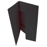 Prešpánové desky se třemi chlopněmi HIT Office - A4, černé, 20 ks