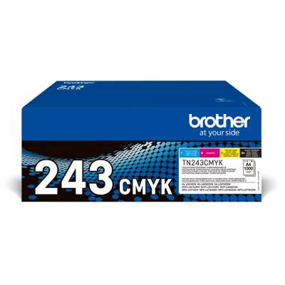 Originální toner Brother TN-243CMYK, CMYK, 4 x 1000 stran, 4-pack