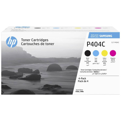 Originální toner Samsung CLT-P404C (SU365A), CMYK, 3 × 1000 + 1500 stran, 4-pack