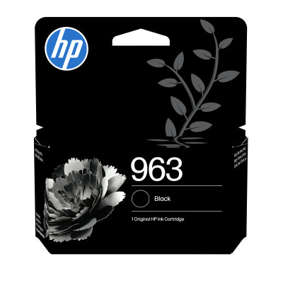 Originální inkoust HP 3JA26AE (963), černý, 1000 stran (24,09 ml)