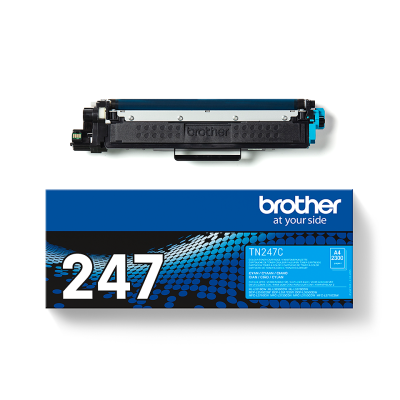 Originální toner Brother TN-247C, azurový, 2300 stran
