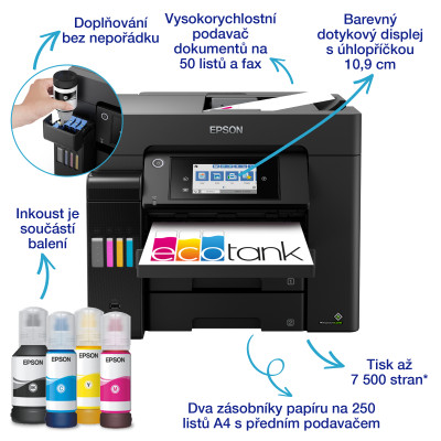 Multifunkční tiskárna Epson EcoTank Business L6570 (C11CJ29402)