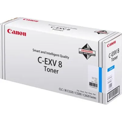 Originální toner Canon C-EXV8C (7628A002), azurový, 25000 stran